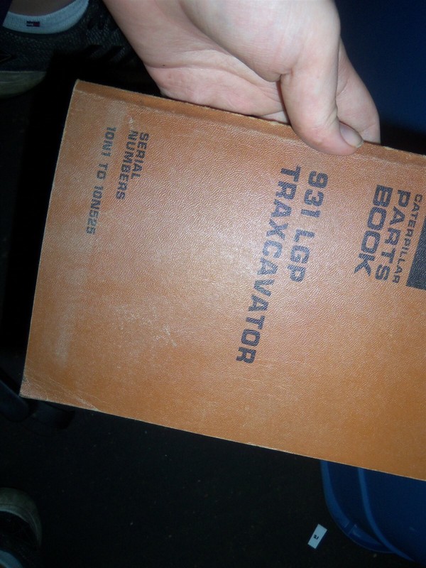 Caterpillar 931 LGP Traxcavator Parts Book Manual #53 *FREE SHIPPING*