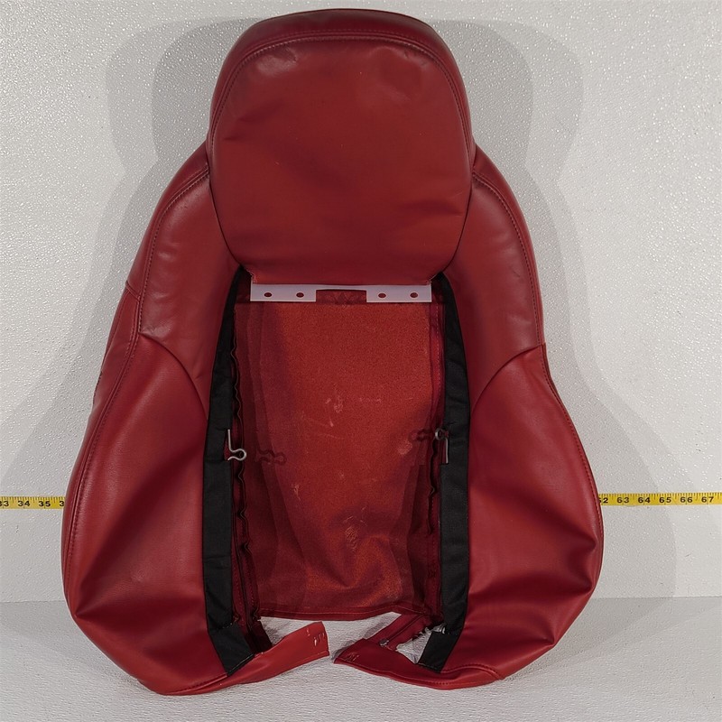 05-10 Corvette C6 Right Passenger Upper Seat Skin Red AA6984