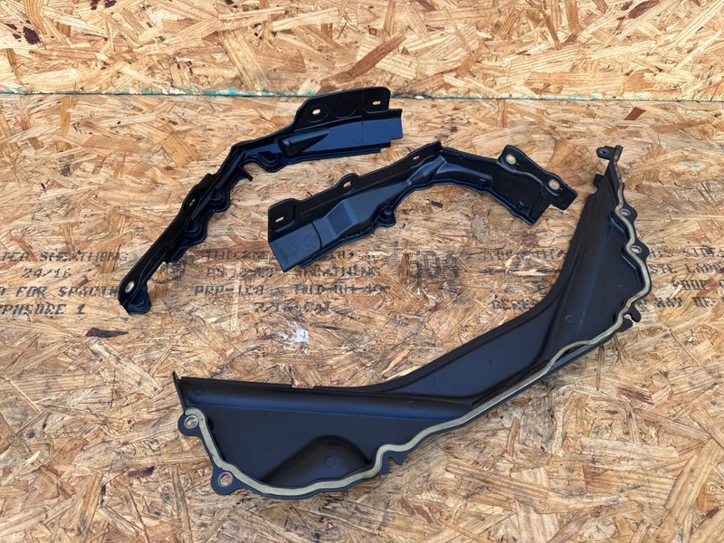 12–20 OEM BMW F32 Front Left Right Partition Engine Cowl Cover Trim Panel SET