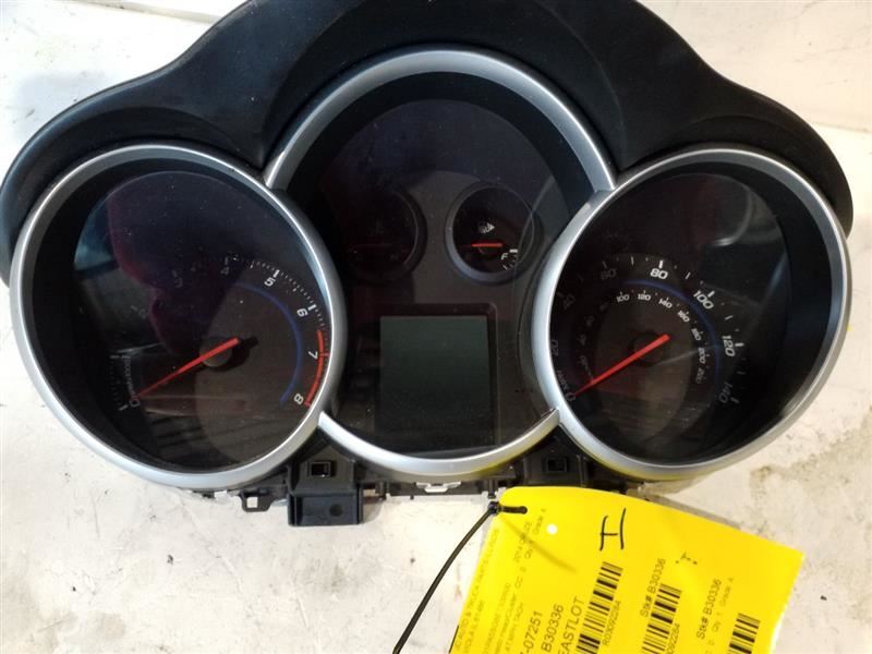 Speedometer MPH US Market With Black Cluster Opt B76 Fits 13-14 CRUZE 3092284