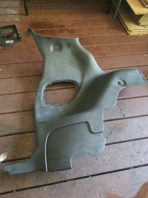 93-02 FIREBIRD TRANS AM CAMARO REAR BACK SEAT SIDE PANEL SAIL INTERIOR RH GRAY