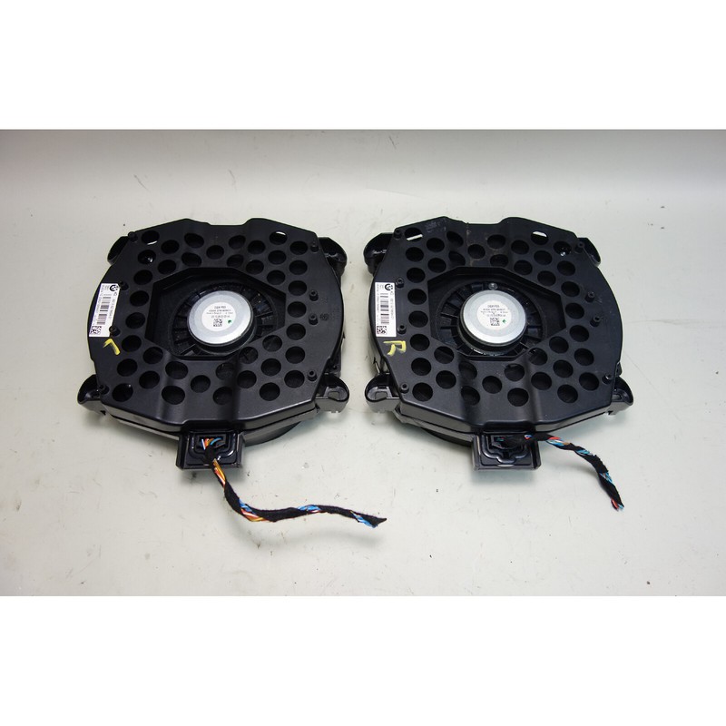 2007-2013 BMW E70 X5 F25 X3 Basic Stereo System Subwoofer Bass Speaker Pair OEM