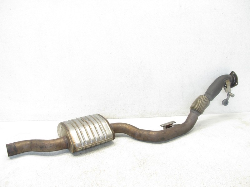 17-20 AUDI B9 A4 FWD EXHAUST RESONATOR FRONT DOWN PIPE FLEX MID OEM 011325