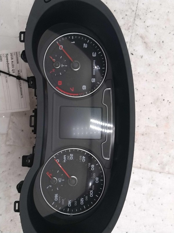 2018 Audi Q3 Speedometer Gauge OEM Grey 127K Miles NJ25-25838-656157