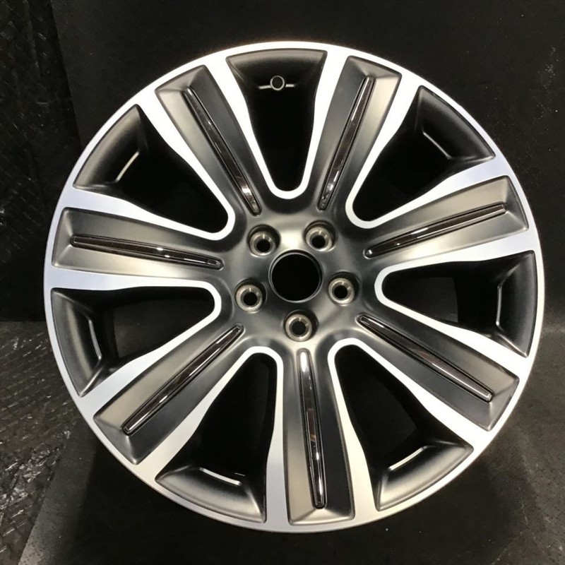 2015-2018 Lincoln MKC 10021 Wheel 19x8-1/2 7 Spoke Rim Hyper Polished EJ7Z1007E