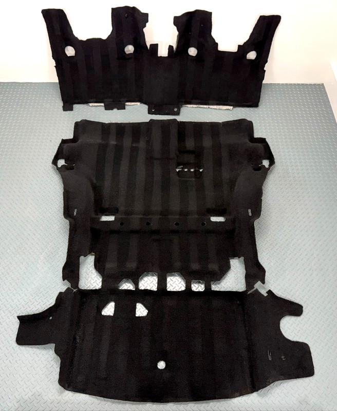 ✅12-26 DODGE DURANGO OEM BLACK REAR TRUNK CARGO FLOOR INTERIOR CARPET 2/3rd ROW
