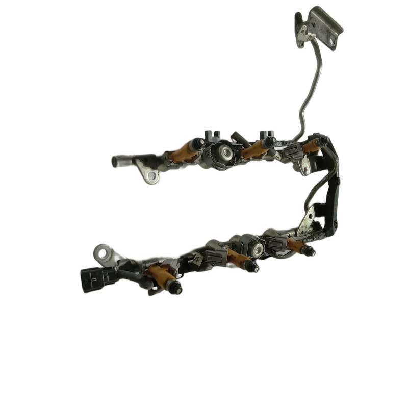 2013 Infiniti FX37 3.7L Engine Fuel Rail Injector With Harness OEM 10379