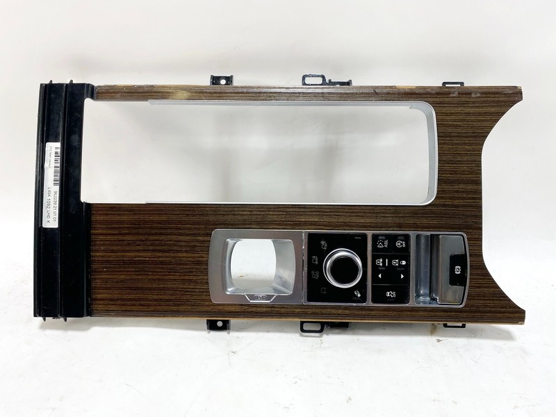 14-17 RANGE ROVER SPORT CENTER CONSOLE SHIFTER BEZEL TRIM PANEL W/ SWITCHES OEM