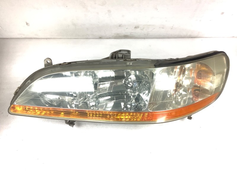98-00 Accord Left Front Headlight Main Lamp Light Unit Beam Lens Bulb Used OEM