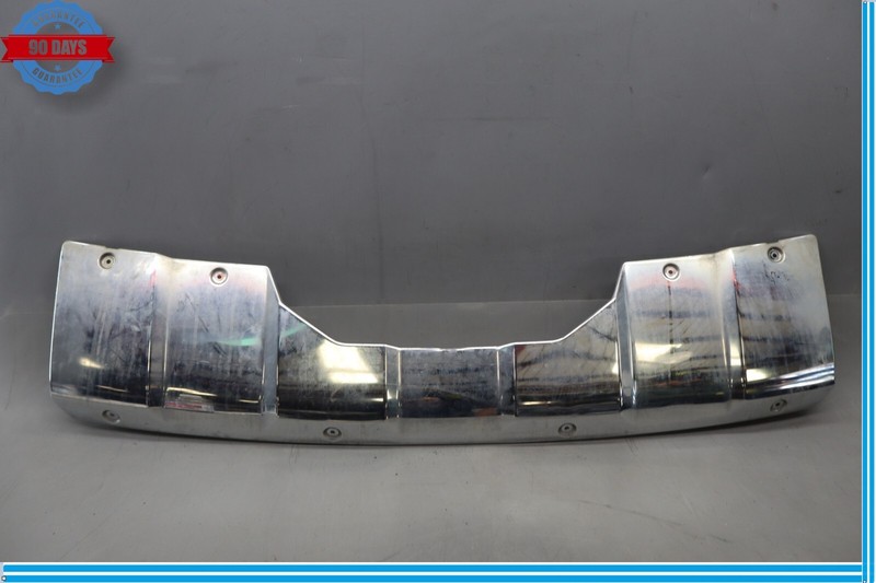 07-09 Mercedes X164 GL450 GL550 Rear Bumper Lower Shield Joint Cover Chrome Oem