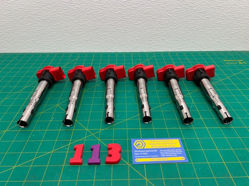 05-19 Audi S4 S5 Q5 Q7 3.0L IGNITION COIL PACK 6 OEM