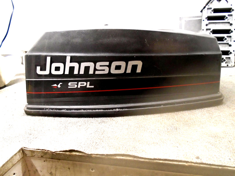 OEM Top Engine Cowling Cover 439929 Johnson 40 48 50 hp 2Stroke Outboard Motor