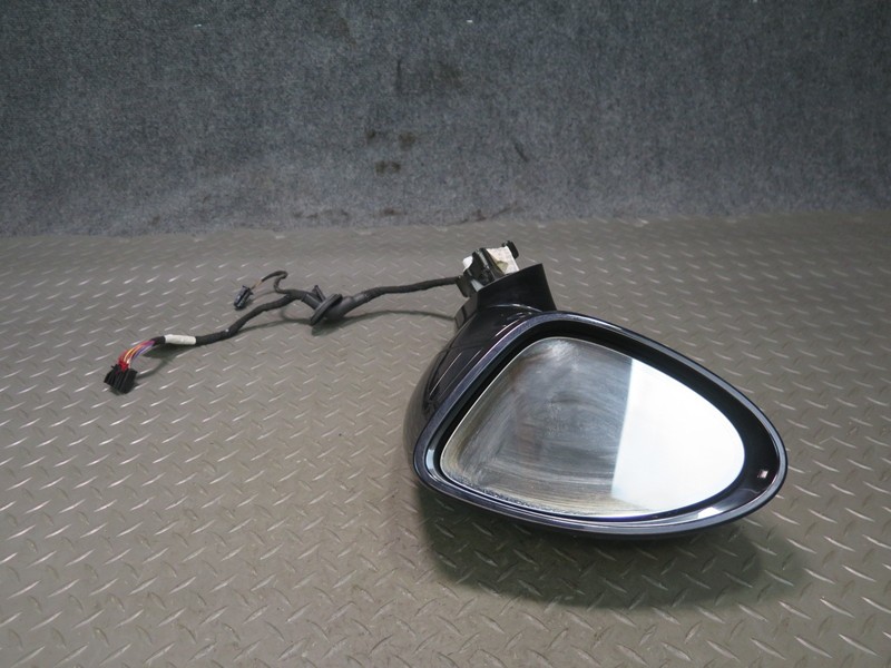 15-18 PORSCHE CAYENNE 958.2 LEFT DOOR AUTO DIM SIDE VIEW MIRROR W BLIND SPOT