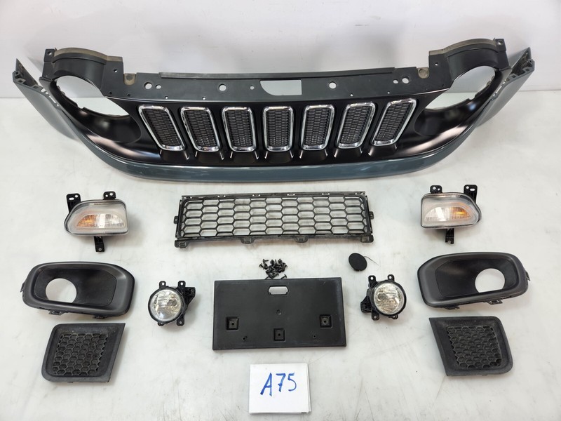 ✅15-18 OEM Jeep Renegade Front Bumper Kit Grill W/ Fog Light Turn Lamp Set NOTE*