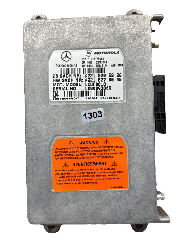 ✅ Mercedes W211 E320 SLK300 S550 SL550 Voice Communication Control Module OEM ✅