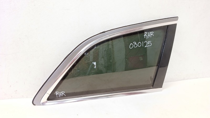 07-15 AUDI 4L Q7 QUARTER WINDOW GLASS REAR RIGHT PASSENGER OEM 080125