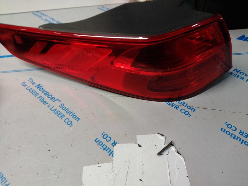 2015 KIA Optima Left Tail Light Assembly - Silver, Used, 117K Miles