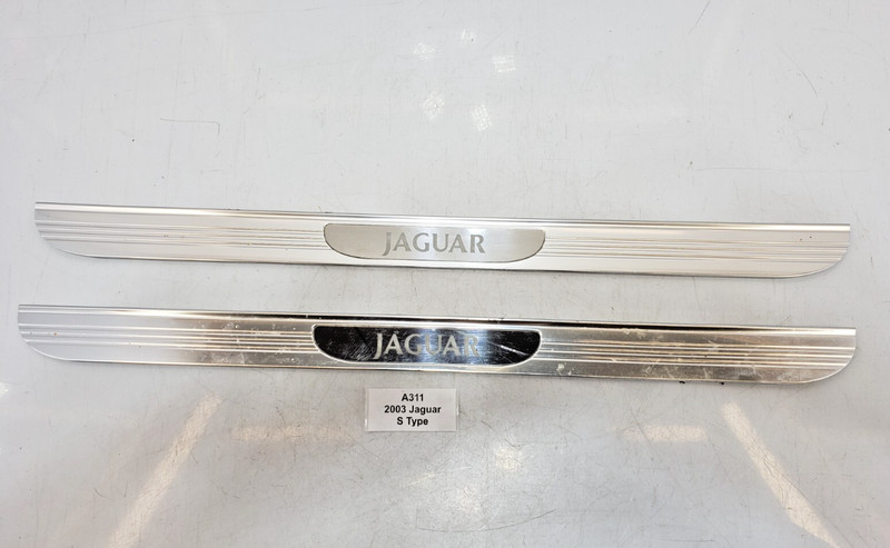 ✅ 03-04 OEM Jaguar S-Type X200 Front Left Right Scuff Tread Panel Trim SET