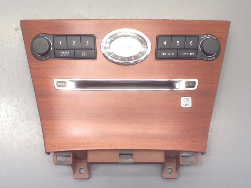 Radio Audio Control Panel With Clock Fits 2006-2007 Infiniti M35 M45 14741