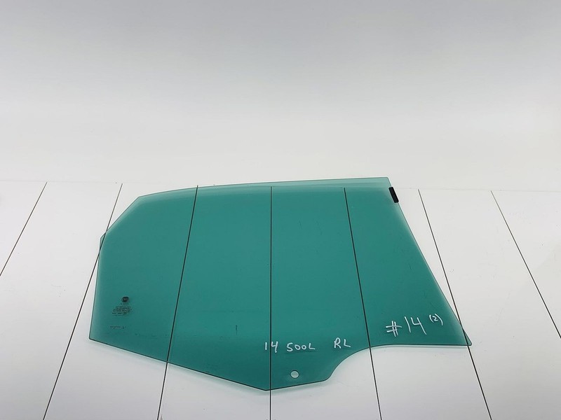 14-19 FIAT 500L REAR LEFT DRIVER SIDE DOOR WINDOW GLASS OEM #14